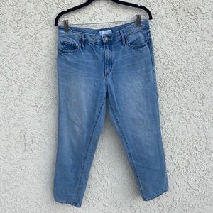 Loft High Waisted Boyfriend Jeans